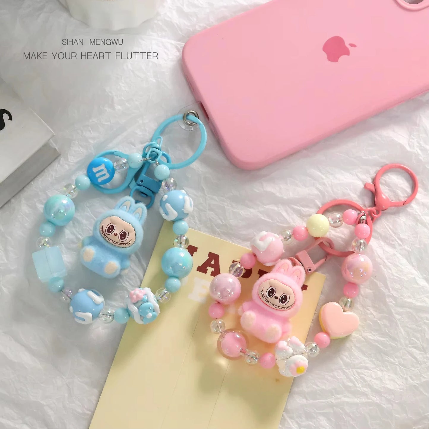 Porte clés mini labubu