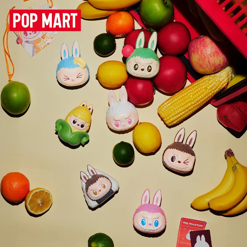 Véritable Pop Mart les monstres saveur étrange dépanneur Squishy porte-clés boîte aveugle Labubu sac à bandoulière pour labbubus